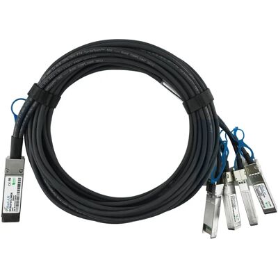 BlueOptics 25GB-4-C01-QSFP28-BL Câble en fibre optique - 1m - Noir, Argent - Câble en fibre optique - Publicité BlueOptics 25GB-4-C01-QSFP28-BL Câble en fibre optique - 1m - Noir, Argent - Câble en fibre optique - Publicité