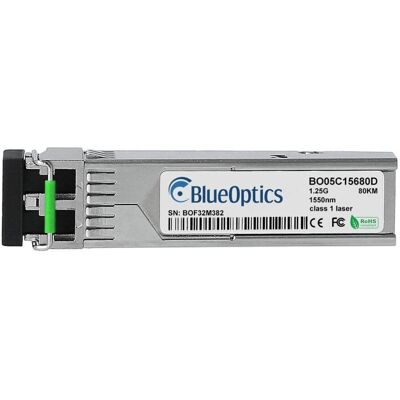 Transceiver SFP fibre optique BlueOptics BO05C15680D - 1250 Mbit/s - Publicité Transceiver SFP fibre optique BlueOptics BO05C15680D - 1250 Mbit/s - Publicité