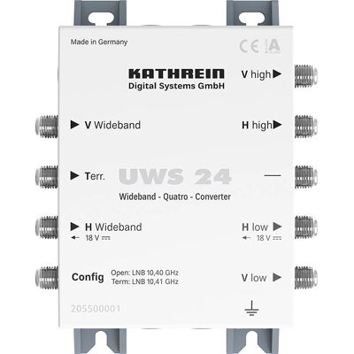 Convertisseur à large bande Kathrein UWS 24 - Accessoire SAT Convertisseur à large bande Kathrein UWS 24 - Accessoire SAT