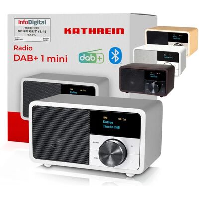 Radio przenośne Kathrein DAB+ 1 mini z OLED i Bluetooth - Radio Radio przenośne Kathrein DAB+ 1 mini z OLED i Bluetooth - Radio