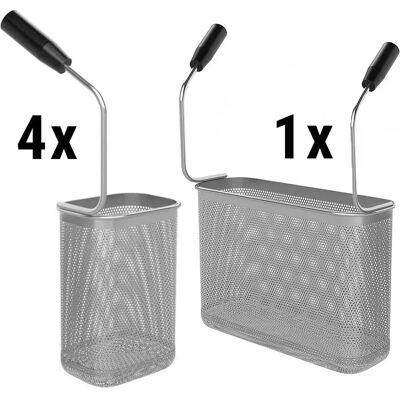 GGM Gastro Pastabakken Set - Roestvrijstaal, 2,4kg - Keukengerei GGM Gastro Pastabakken Set - Roestvrijstaal, 2,4kg - Keukengerei