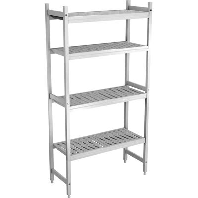GGM Gastro - Rayonnage aluminium 889x1800 - Zilver - 889 x 1800 mm - Storage Shelf GGM Gastro - Rayonnage aluminium 889x1800 - Zilver - 889 x 1800 mm - Storage Shelf