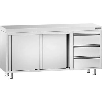 GGM Gastro - PREMIUM 1600x700 - 3 lades - Workbench cabinet GGM Gastro - PREMIUM 1600x700 - 3 lades - Workbench cabinet
