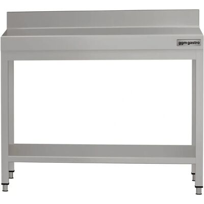 GGM GASTRO - RVS werktafel - 800x600mm - Zilver GGM GASTRO - RVS werktafel - 800x600mm - Zilver