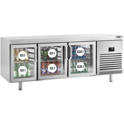 GGM Gastro - Koeltafel voor dranken - Zilver GGM Gastro - Koeltafel voor dranken - Zilver