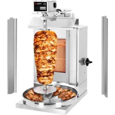 GGM Gastro Gas Gyros Döner Grill - 1 Brander - Max 5 kg - Roestvrij staal - CE GGM Gastro Gas Gyros Döner Grill - 1 Brander - Max 5 kg - Roestvrij staal - CE