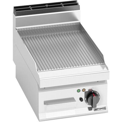GGM Gastro - Elektrische grillplaat - Rainurée - 4,8 kW - Gemaakt in Europa GGM Gastro - Elektrische grillplaat - Rainurée - 4,8 kW - Gemaakt in Europa