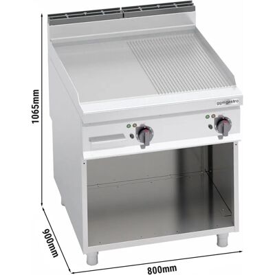 GGM Gastro - Plaque à frire électrique 11,44 kW - Zilveren - Electric grill plate GGM Gastro - Plaque à frire électrique 11,44 kW - Zilveren - Electric grill plate