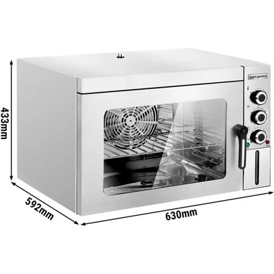 GGM Gastro - KOMPAKT Oven - Zilver - oven GGM Gastro - KOMPAKT Oven - Zilver - oven