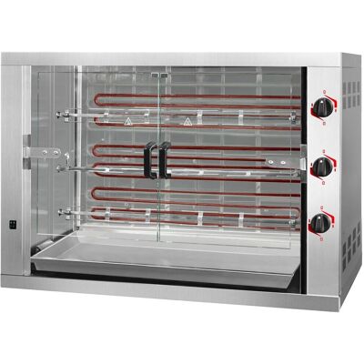 GGM GASTRO - Elektrische kippengrill - 14,4kW - voor 18 kippen GGM GASTRO - Elektrische kippengrill - 14,4kW - voor 18 kippen