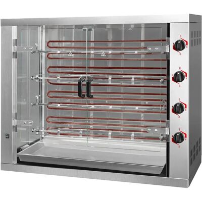 GGM GASTRO - Premium Elektrische Kipgrill - 4 Spiezen - 24 Kippen GGM GASTRO - Premium Elektrische Kipgrill - 4 Spiezen - 24 Kippen