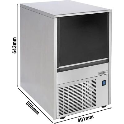 GGM Gastro - IJsblokjesmachine - Holle cilinder - 19 kg/24u - Zwart / Zilverkleurig GGM Gastro - IJsblokjesmachine - Holle cilinder - 19 kg/24u - Zwart / Zilverkleurig