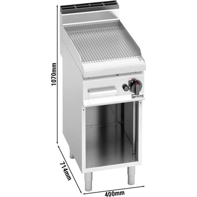 GGM Gastro GGB479MG - Rookgas Grillplaat - 6,9 kW - Professioneel GGM Gastro GGB479MG - Rookgas Grillplaat - 6,9 kW - Professioneel