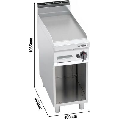 GGM Gastro Gas Grillplaat - 400mm, 10 kW, Zilver - Gas Grillplaat GGM Gastro Gas Grillplaat - 400mm, 10 kW, Zilver - Gas Grillplaat