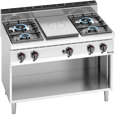 GGM Gastro Gasfornuis met 4 branders - 28 kW GGM Gastro Gasfornuis met 4 branders - 28 kW