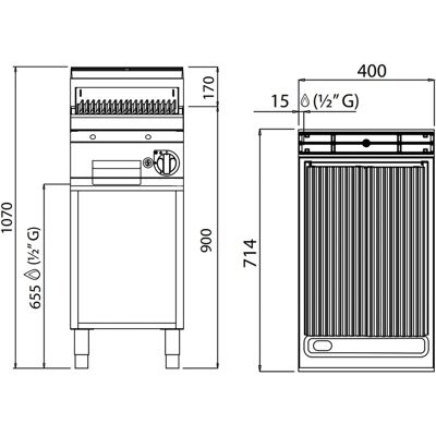 GGM Gastro - Gasgrill met lavasteen - 6,9 kW - Lavasteen - Gasgrill GGM Gastro - Gasgrill met lavasteen - 6,9 kW - Lavasteen - Gasgrill