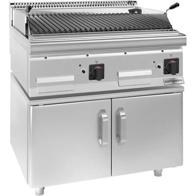 GGM GASTRO - Gasbarbecue - 14 kW - Kantelbaar - Zilver GGM GASTRO - Gasbarbecue - 14 kW - Kantelbaar - Zilver