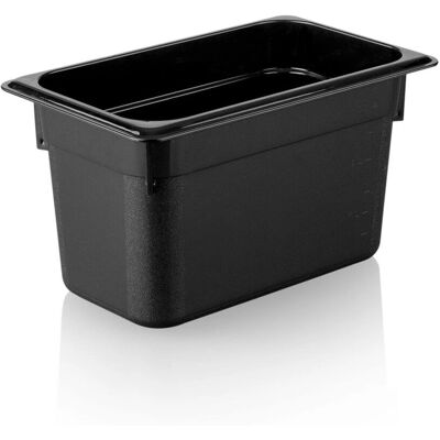 GGM Gastro Polycarbonaat GN Container 1/3 - Zwart - Diepte 150 mm GGM Gastro Polycarbonaat GN Container 1/3 - Zwart - Diepte 150 mm
