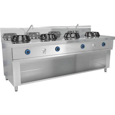 GGM Gastro - Gas wok stove - Zilver GGM Gastro - Gas wok stove - Zilver