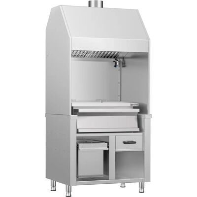 GGM Gastro BERLIN - 0,96 m - roestvrij staal Grill GGM Gastro BERLIN - 0,96 m - roestvrij staal Grill