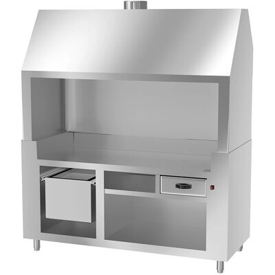 GGM Gastro - Model 1870 - Neutraal roestvrijstalen grillonderdeel - Barbecue-accessoire GGM Gastro - Model 1870 - Neutraal roestvrijstalen grillonderdeel - Barbecue-accessoire
