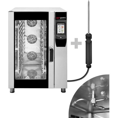 GGM Gastro - Combi Oven - Touch - 12x GN 1/1 - met reinigingssysteem en temperatuursensor GGM Gastro - Combi Oven - Touch - 12x GN 1/1 - met reinigingssysteem en temperatuursensor