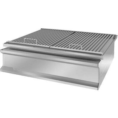 GGM Gastro - Model KGE800 - Houtskoolbarbecue - 0,8 m - Buiten koken GGM Gastro - Model KGE800 - Houtskoolbarbecue - 0,8 m - Buiten koken
