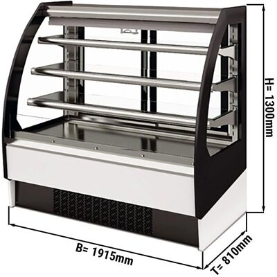 GGM Gastro Wand Koelvitrine - 1915mm - 548L - LED & 3 Planken GGM Gastro Wand Koelvitrine - 1915mm - 548L - LED & 3 Planken