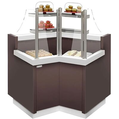 GGM Gastro - RIGA - 1050mm - 2 planken - Display counter GGM Gastro - RIGA - 1050mm - 2 planken - Display counter
