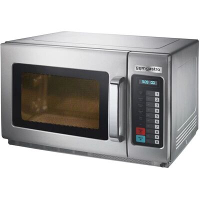 GGM Gastro - Magnetron - 34 liter - 2,1 kW - Digitaal - Zilver GGM Gastro - Magnetron - 34 liter - 2,1 kW - Digitaal - Zilver