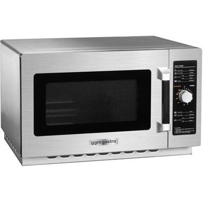 GGM Gastro Magnetron 34 Liter 1 kW Handmatig Zilver 625 GGM Gastro Magnetron 34 Liter 1 kW Handmatig Zilver 625