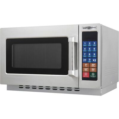 GGM Gastro Magnetron - 34 liter - 1,4 kW - Digitaal Zilver GGM Gastro Magnetron - 34 liter - 1,4 kW - Digitaal Zilver