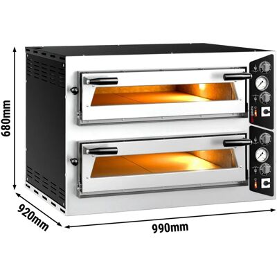GGM Gastro - Four à pizza électrique - 4+4x 35cm - Pizza Oven GGM Gastro - Four à pizza électrique - 4+4x 35cm - Pizza Oven