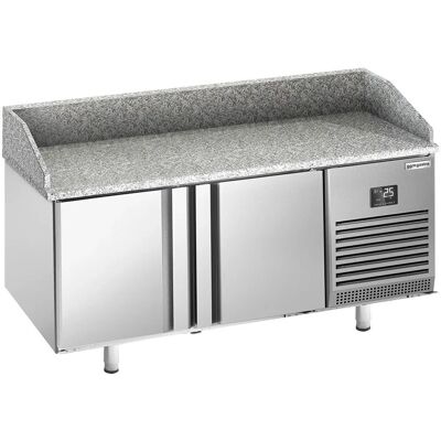 GGM Gastro - PREMIUM PLUS - Zilver - Koeltafel voor pizza's GGM Gastro - PREMIUM PLUS - Zilver - Koeltafel voor pizza's