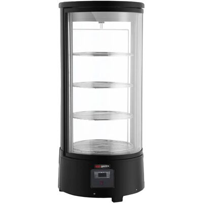 GGM Gastro - Vitrine panoramique de table - 68L - Noir GGM Gastro - Vitrine panoramique de table - 68L - Noir
