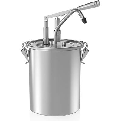 GGM Gastro - Sauce Dispenser 10L - 10 liter - met bak - Sauce Dispenser GGM Gastro - Sauce Dispenser 10L - 10 liter - met bak - Sauce Dispenser