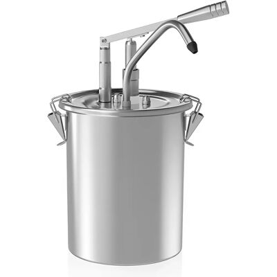 GGM Gastro - Sauce Dispenser 10L - 10 liter - met bak - Sauce Dispenser GGM Gastro - Sauce Dispenser 10L - 10 liter - met bak - Sauce Dispenser