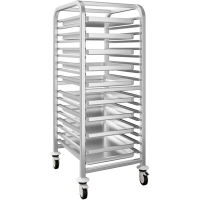 GGM Gastro - TWE6040 - Zilver - 60x40 cm - Tray cart GGM Gastro - TWE6040 - Zilver - 60x40 cm - Tray cart
