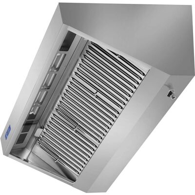 Wandafzuigkap GGM Gastro - 2800mm - Zilver - Motor, Filters & Lamp Wandafzuigkap GGM Gastro - 2800mm - Zilver - Motor, Filters & Lamp