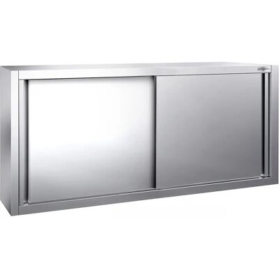GGM Gastro Roestvrijstalen Wandkast - Schuifdeur - 1600x400x650 mm GGM Gastro Roestvrijstalen Wandkast - Schuifdeur - 1600x400x650 mm