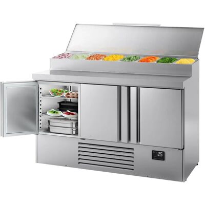 GGM Gastro Mini - Zilver - Preparatietafel koeling GGM Gastro Mini - Zilver - Preparatietafel koeling
