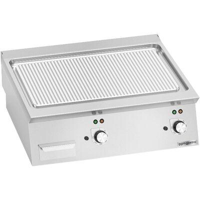 GGM Gastro - Elektrische Grillplaat - Rainuurlijke Zilver - 9,6 kW - Professioneel GGM Gastro - Elektrische Grillplaat - Rainuurlijke Zilver - 9,6 kW - Professioneel