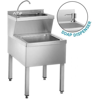 GGM Gastro - Handwasbak - RVS - Hygiënisch - 940mm GGM Gastro - Handwasbak - RVS - Hygiënisch - 940mm