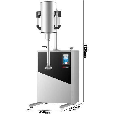 GGM Gastro - EMXC10 - Zwart / Zilver - IJsblender GGM Gastro - EMXC10 - Zwart / Zilver - IJsblender