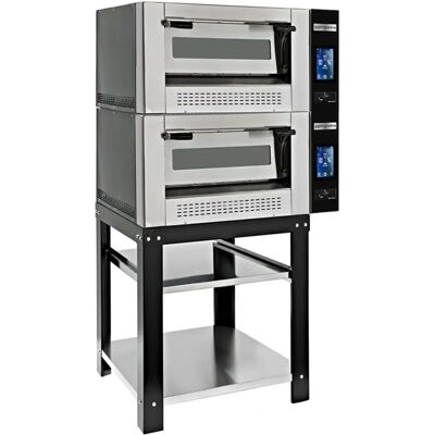 GGM Gastro Gas Pizza Oven - Digitaal - 8x30cm - 4+4 Pizzas GGM Gastro Gas Pizza Oven - Digitaal - 8x30cm - 4+4 Pizzas