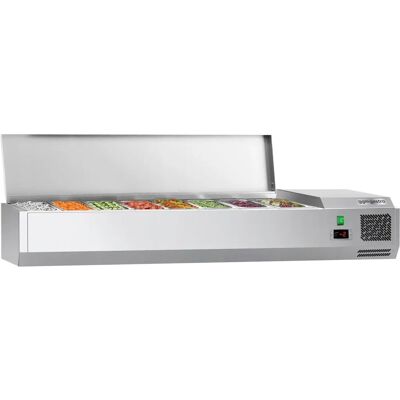 GGM Gastro - Opzetkoelvitrine ECO - 1600x335mm GGM Gastro - Opzetkoelvitrine ECO - 1600x335mm