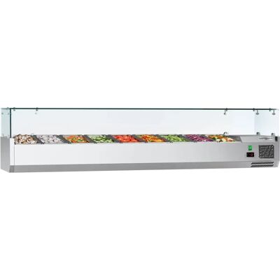 GGM Gastro - Koeltoog - ECO uitvoering - 1800x335mm - 8x GN 1/4 GGM Gastro - Koeltoog - ECO uitvoering - 1800x335mm - 8x GN 1/4
