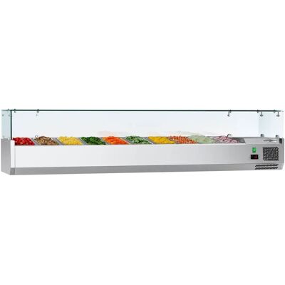 GGM Gastro - Koelopzetvitrine ECO - 2000x335mm - Koelvitrine GGM Gastro - Koelopzetvitrine ECO - 2000x335mm - Koelvitrine