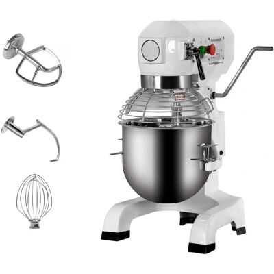GGM Gastro - Planetaire mixer - 10L - 450W - 3 accessoires - Wit GGM Gastro - Planetaire mixer - 10L - 450W - 3 accessoires - Wit