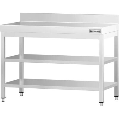 GGM Gastro - Model ATK108A#ZB - RVS Werktafel GGM Gastro - Model ATK108A#ZB - RVS Werktafel